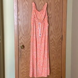 Strapless Gap maxi dress size L.
